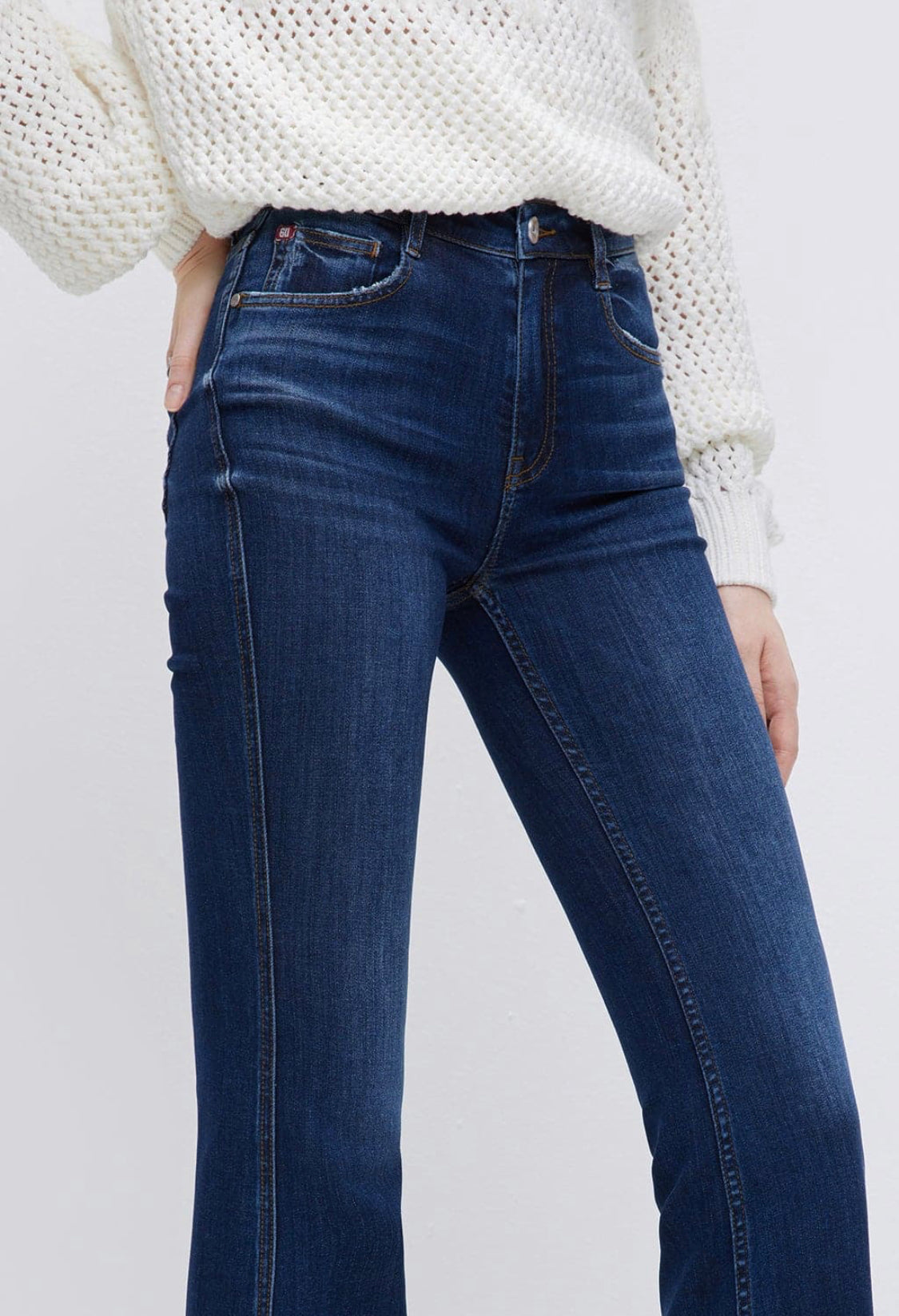 Shelly Dark Blue A Line Jeans