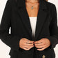 Juliette Black Blazer & Shorts Set