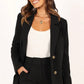 Juliette Black Blazer & Shorts Set