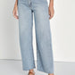 Light Blue High Rise Wide-Leg Jeans