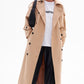 Light Brown Belted Trench Coat