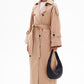 Light Brown Belted Trench Coat