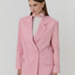 Light Pink Double Breasted Blazer