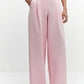 Light Pink Wide Leg Tailored Trouser