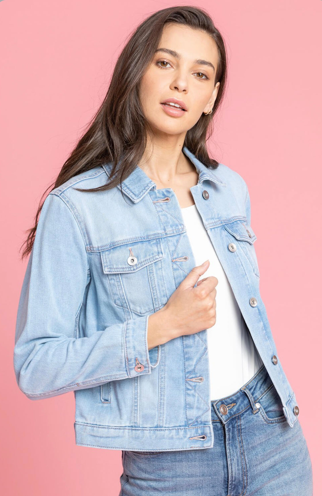 Light Blue Classic Denim Jacket