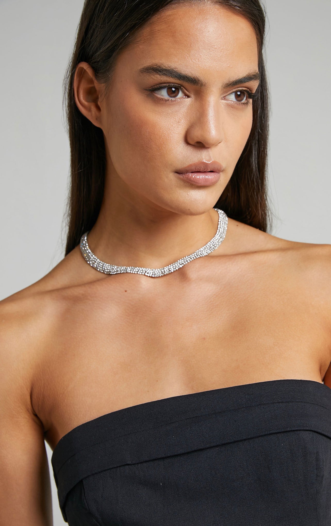 Hell Bound Rhinestone Choker