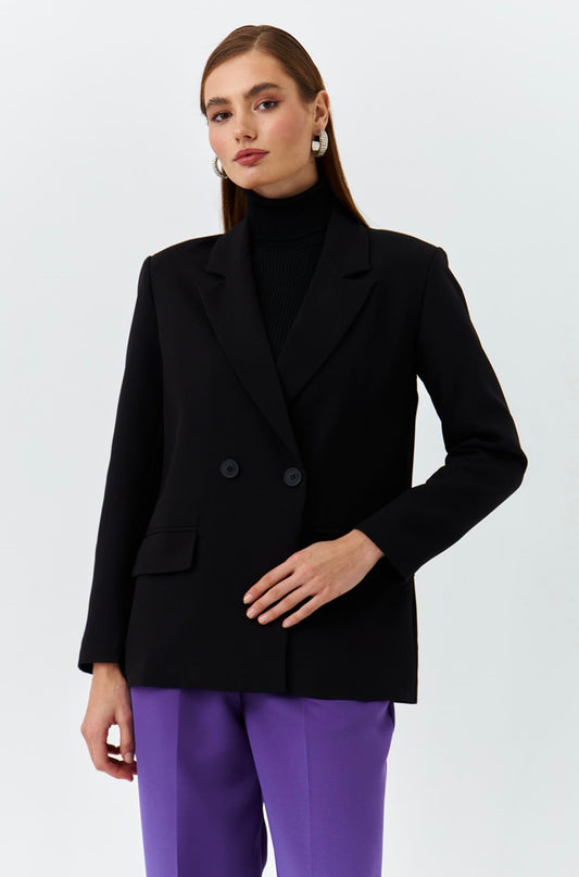 Elania Black Tailored Blazer