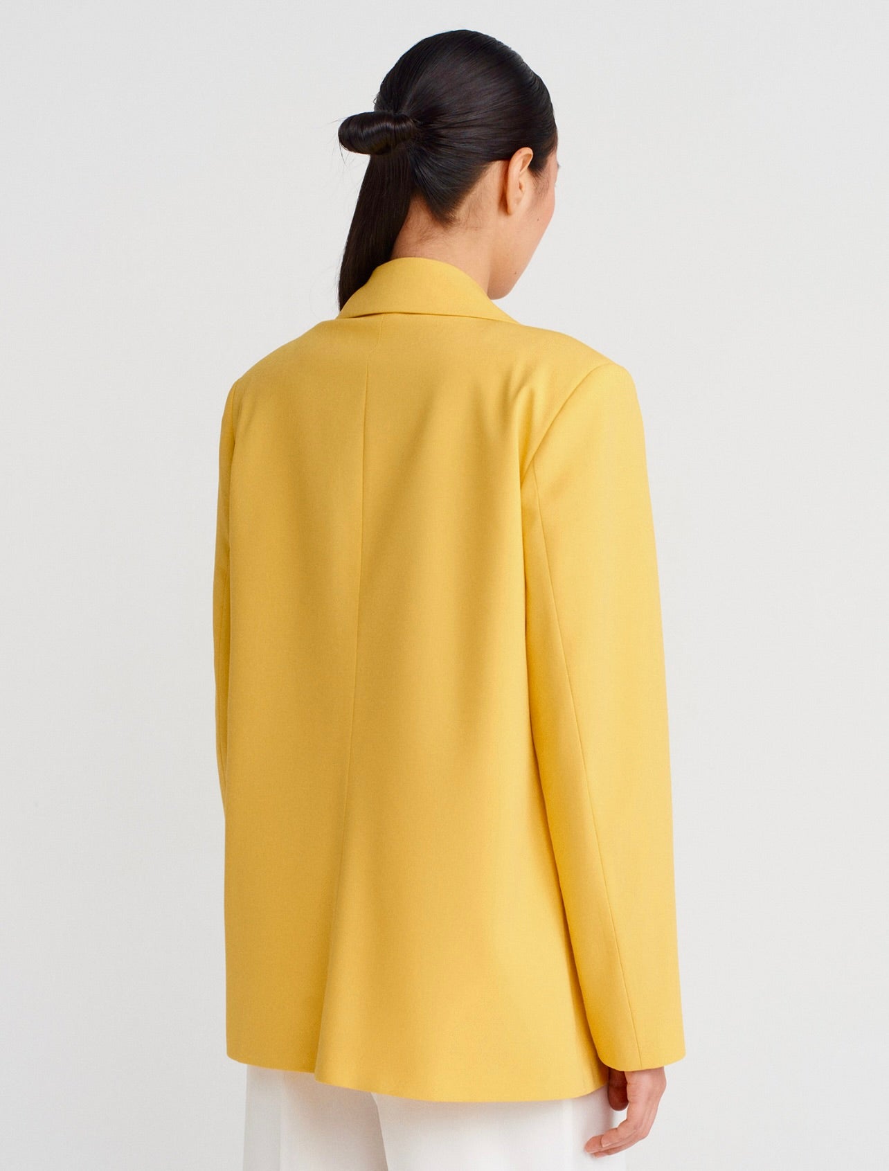 Mustard Yellow Double Breasted Blazer