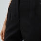 Noir Black Tapered Trousers