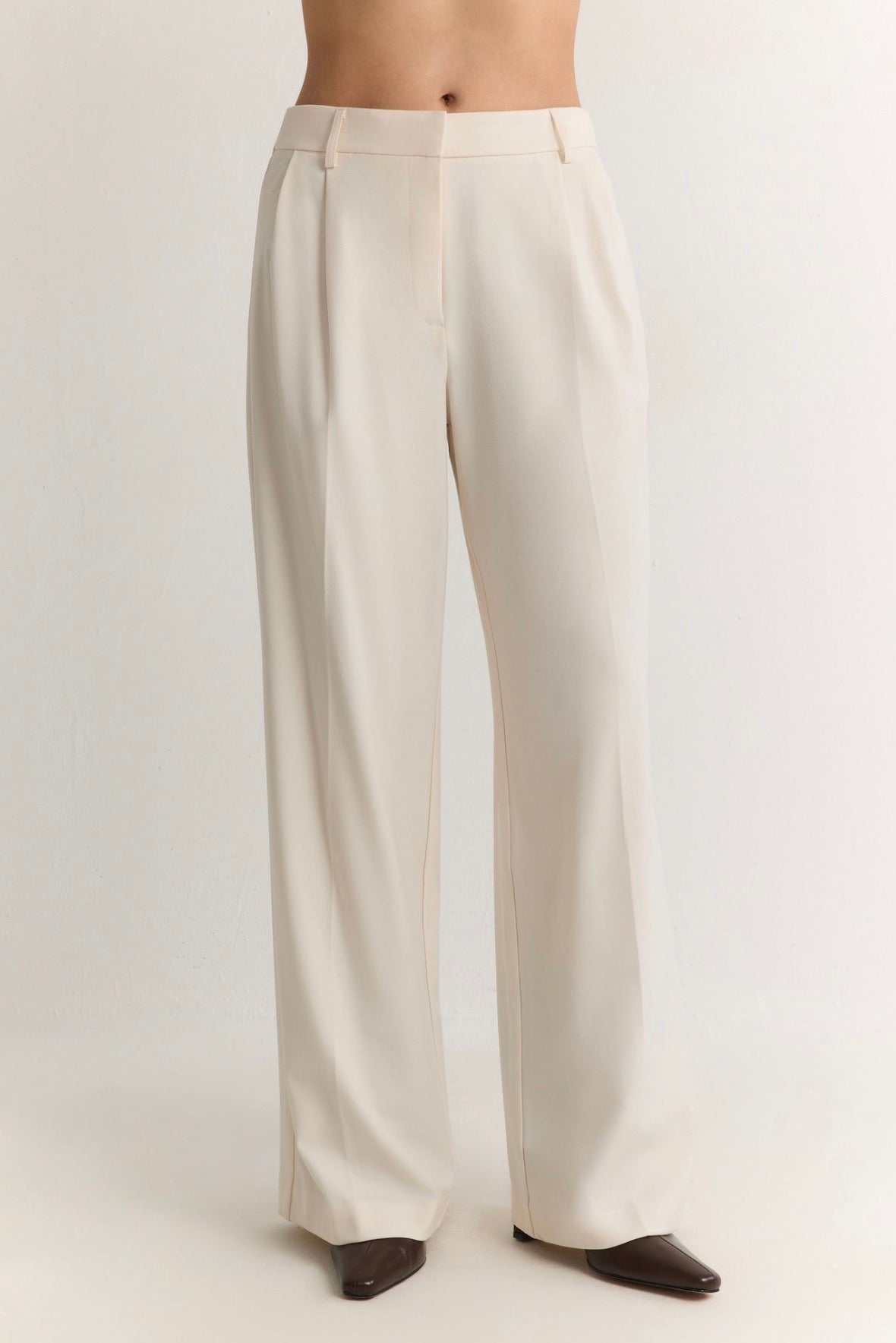 Off White Wide Tailored Trousers