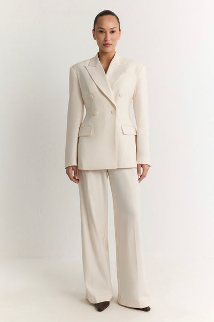 Off White Wide Tailored Trousers