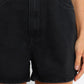 Ostia Black Denim Shorts