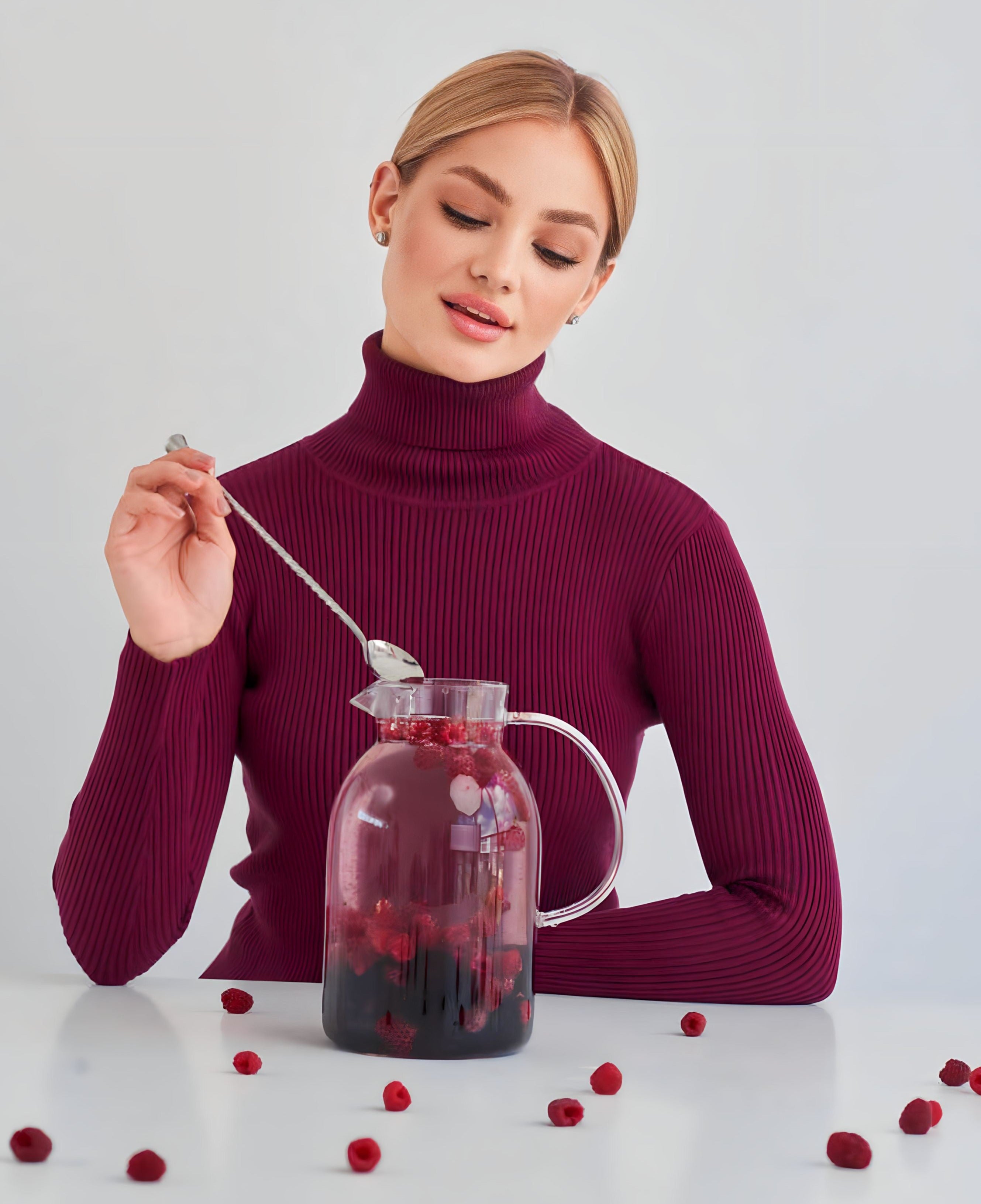 Plum on sale polo neck