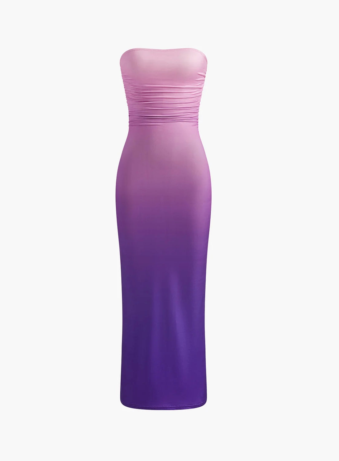 Purple Ombre Bodycon Tube Dress