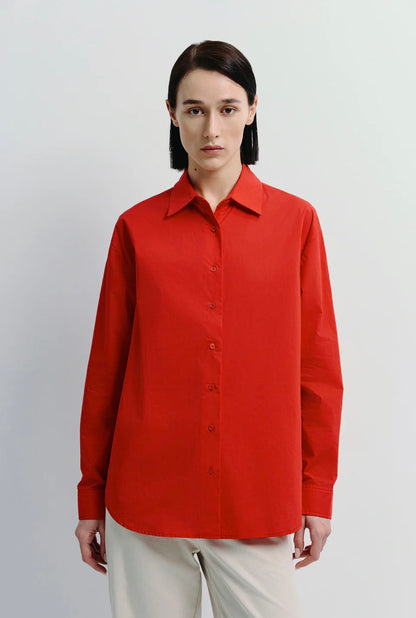 Red Premium Cotton Shirt
