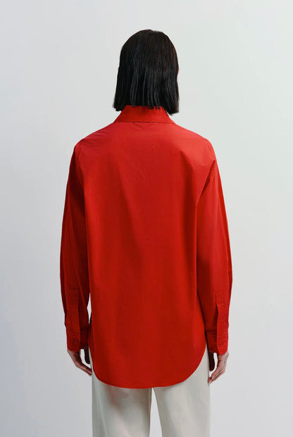 Red Premium Cotton Shirt
