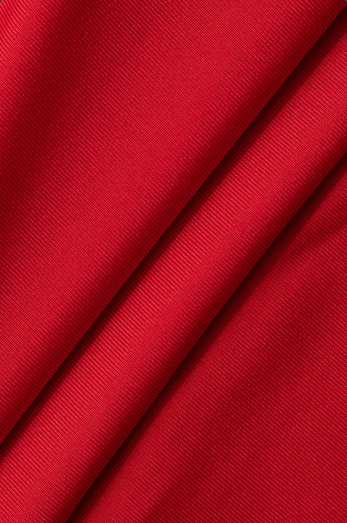 Red Ruffle Bodycon Slit Dress