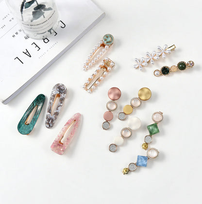 Rhyleep Collection Rhylee Pearls and Stones Hair clip (Assorted Set of 4) – Kochila Couture
