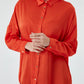 Rosaline Gold Buttoned Satin Shirt