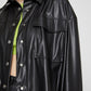 Roseman Black Leather Shirt