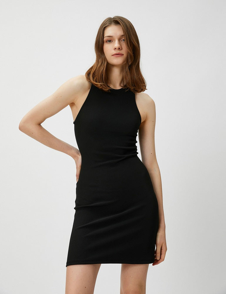 Rylee Racerback Black Dress