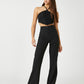 Sia Black Flared Tailored Trouser