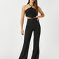 Sia Black Flared Tailored Trouser