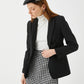 Siofra Black Buttoned Blazer