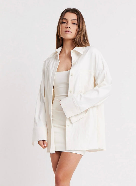 White Lily Structured Shirt