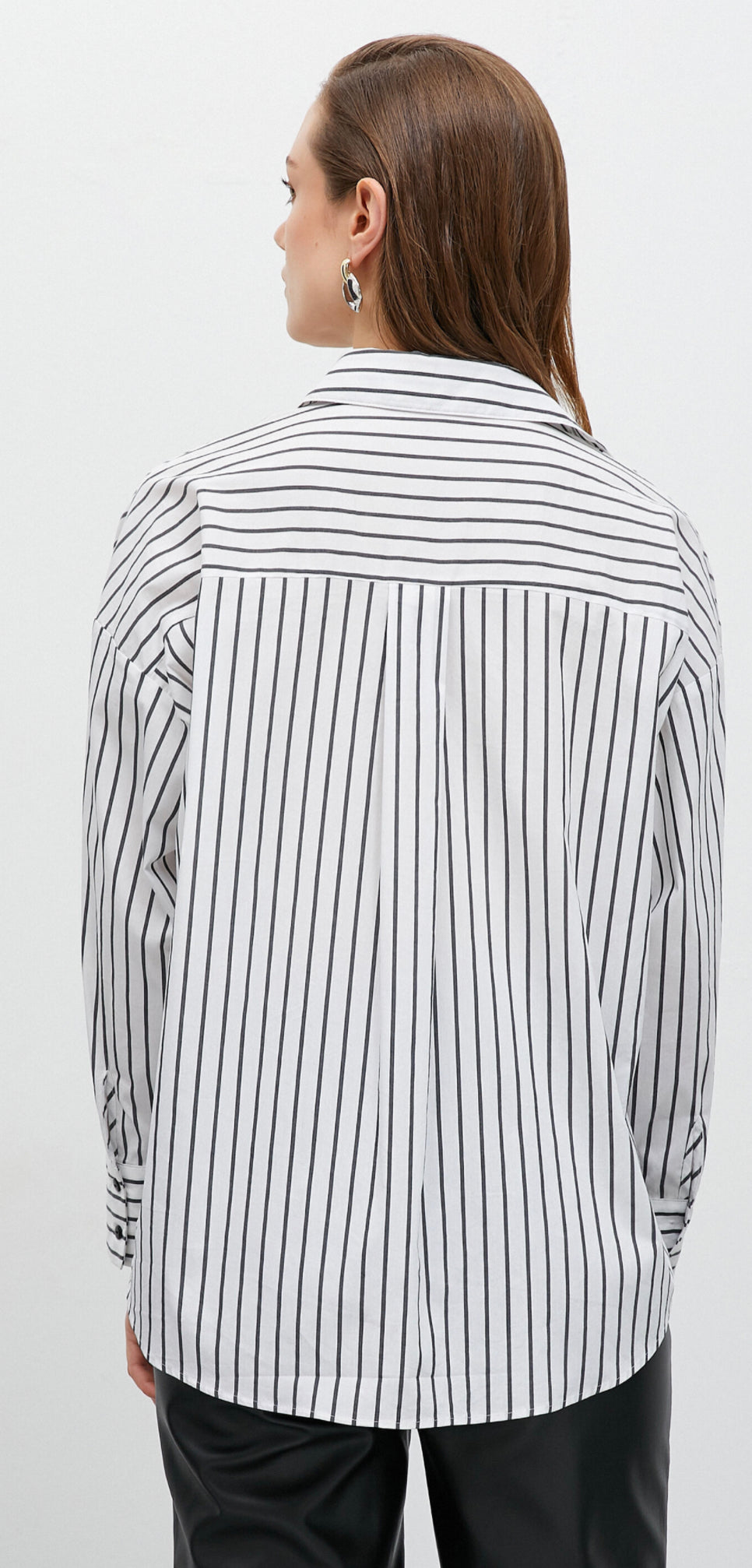 White Striped Cotton Shirt