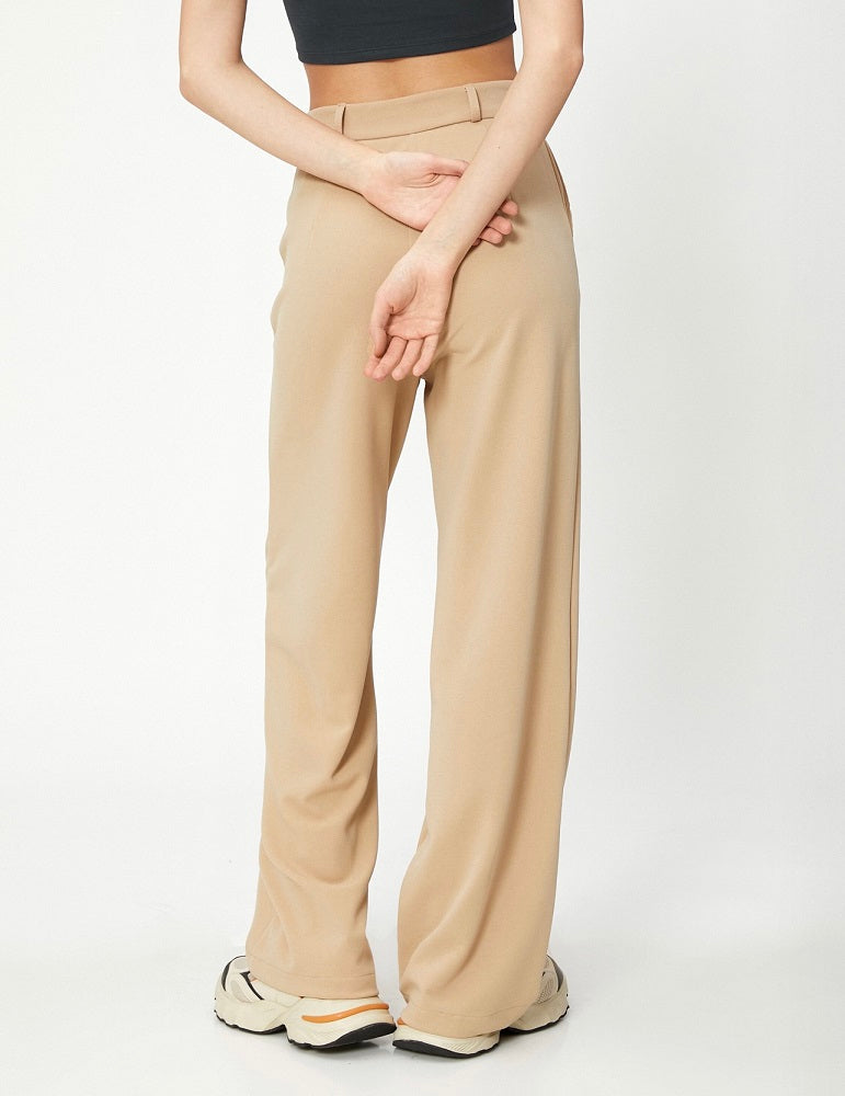 Wild Apricot Wide Leg Trouser