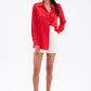 Zenith Red Silk Shirt