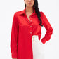 Zenith Red Silk Shirt