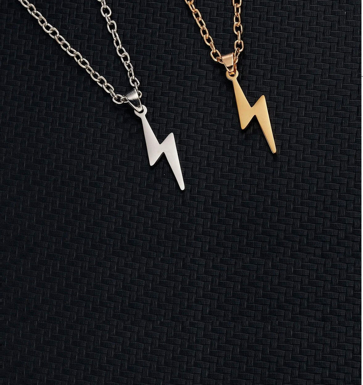 Electric Lightning Bolt Necklace