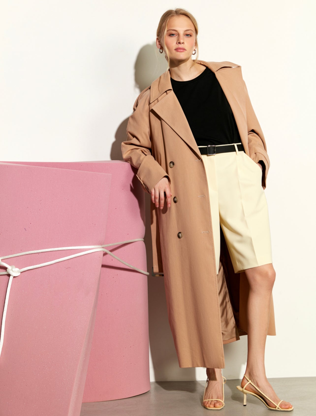 Caramel Signature Trench Coat