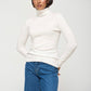 Ivory White Polo-neck Sweater