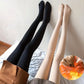 Black Second Skin Fleece Stockings