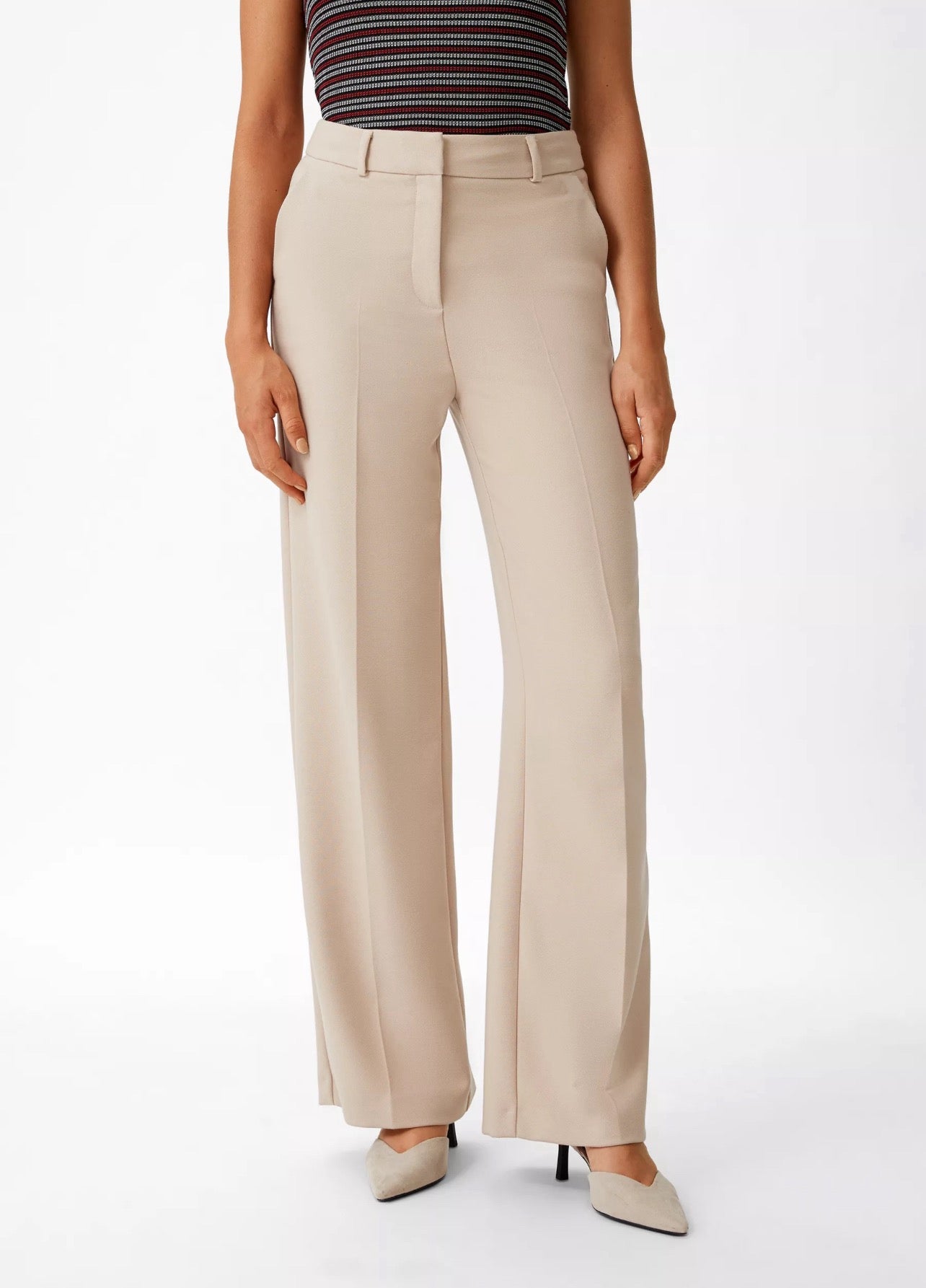 light-beige-straight-fit-twill-trouser