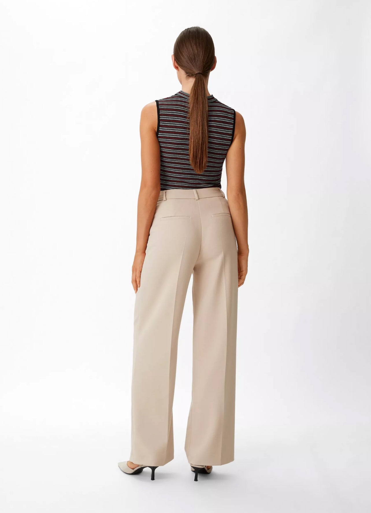 light-beige-straight-fit-twill-trouser