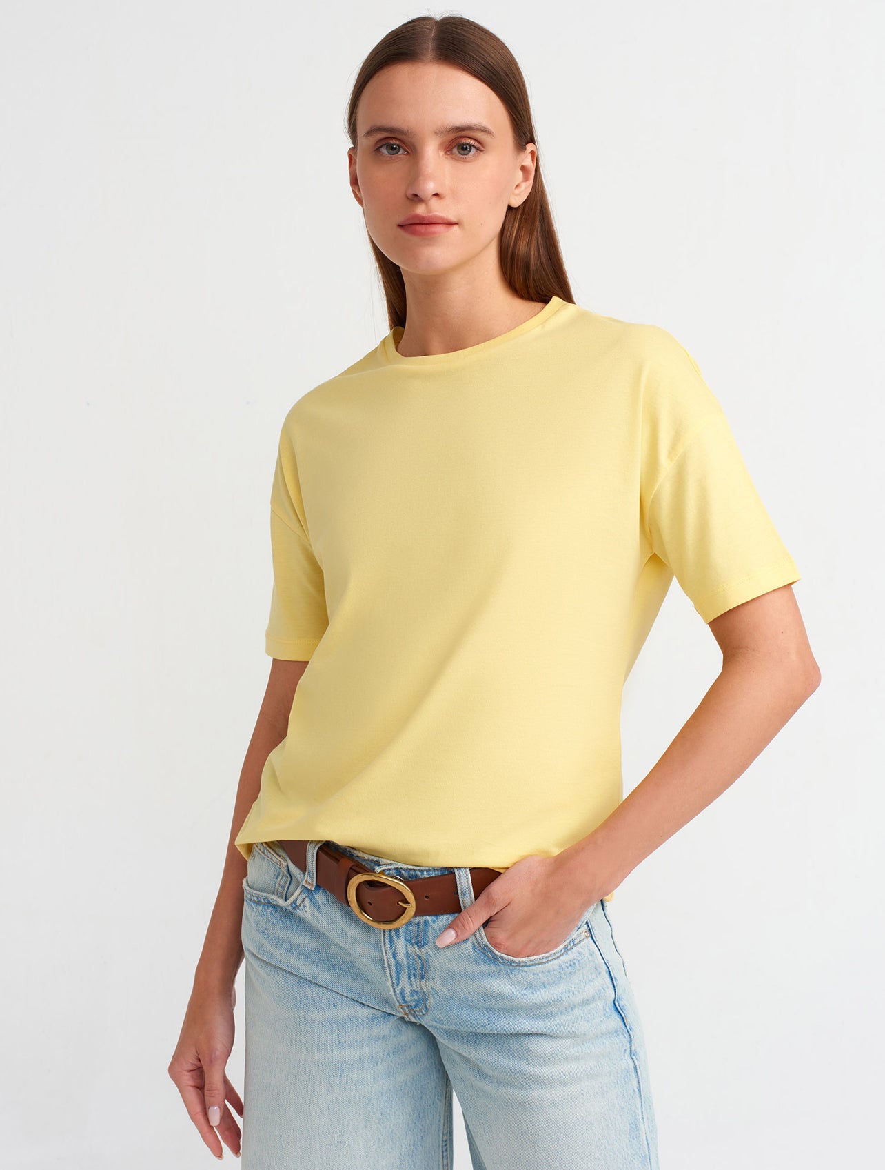 light-yellow-classic-cotton-tshirt