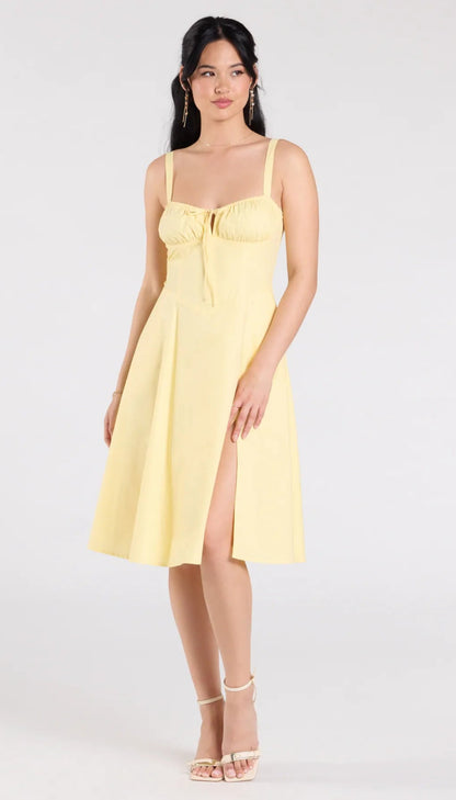 light-yellow-corset-lace-up-midi-dress-01-kochila-couture
