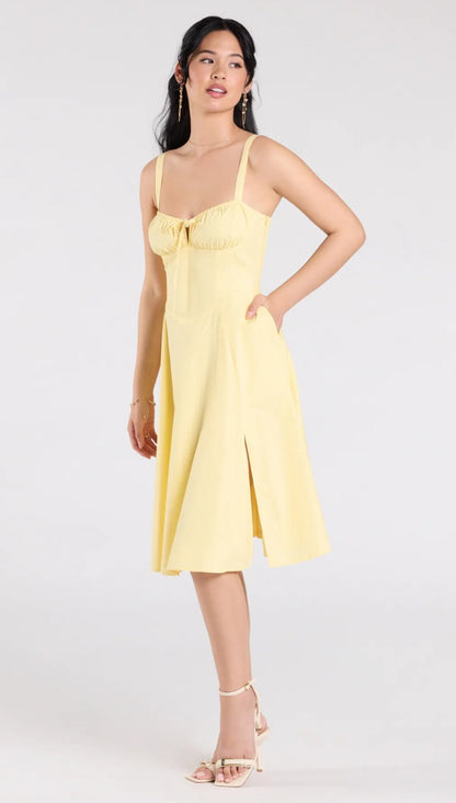 light-yellow-corset-lace-up-midi-dress-02-kochila-couture