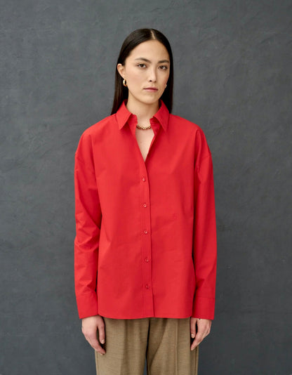 red-oversized-full-sleeves-shirt-kochila-couture-img-2