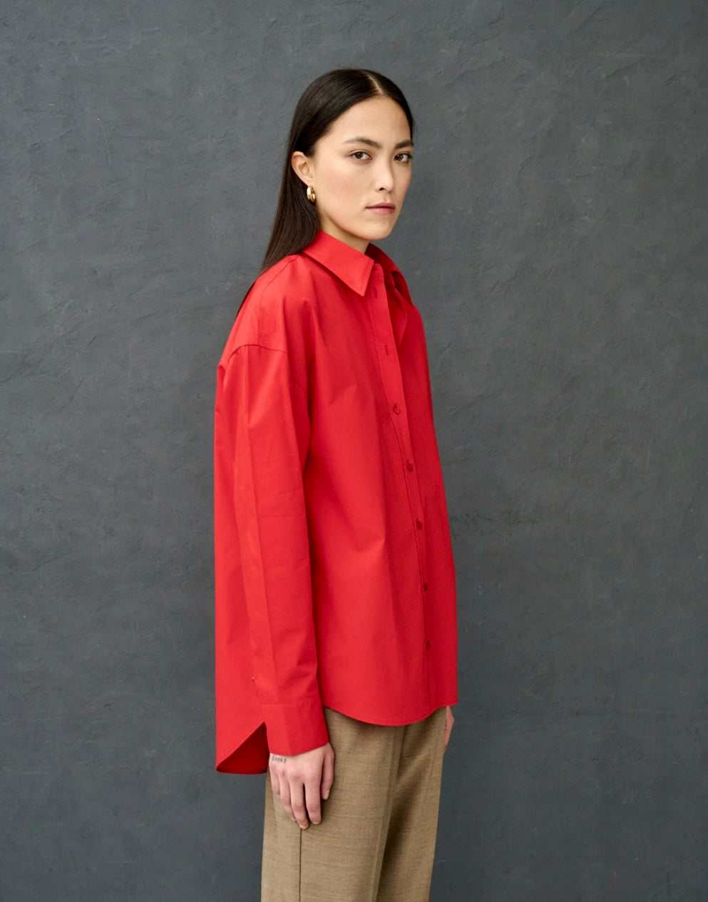 red-oversized-full-sleeves-shirt-kochila-couture-img-3