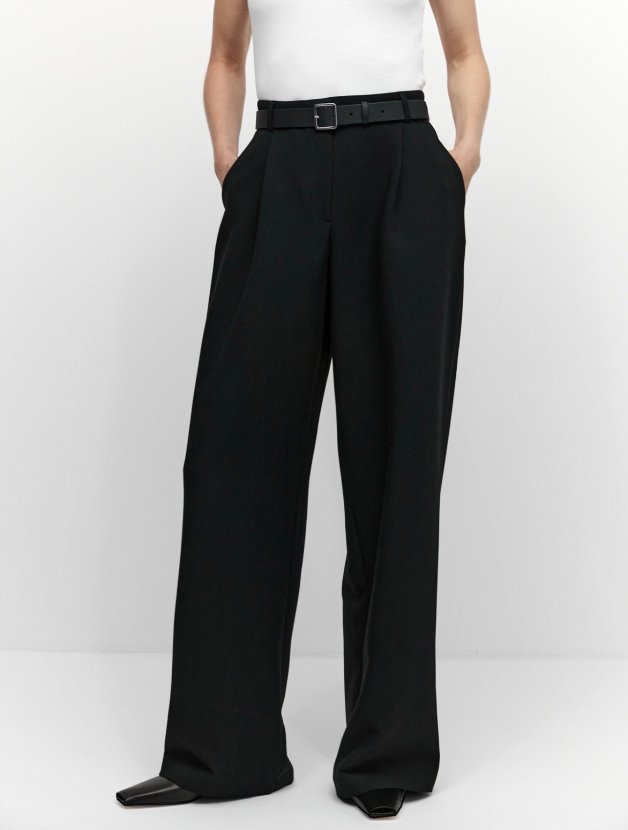 Rowan Black Tailored Korean Trouser