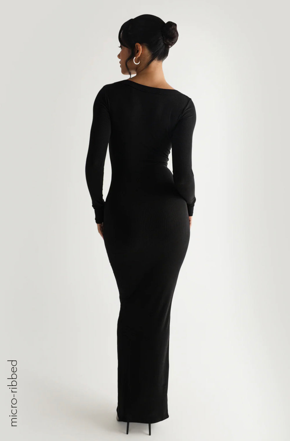 Black Bodycon Maxi Dress