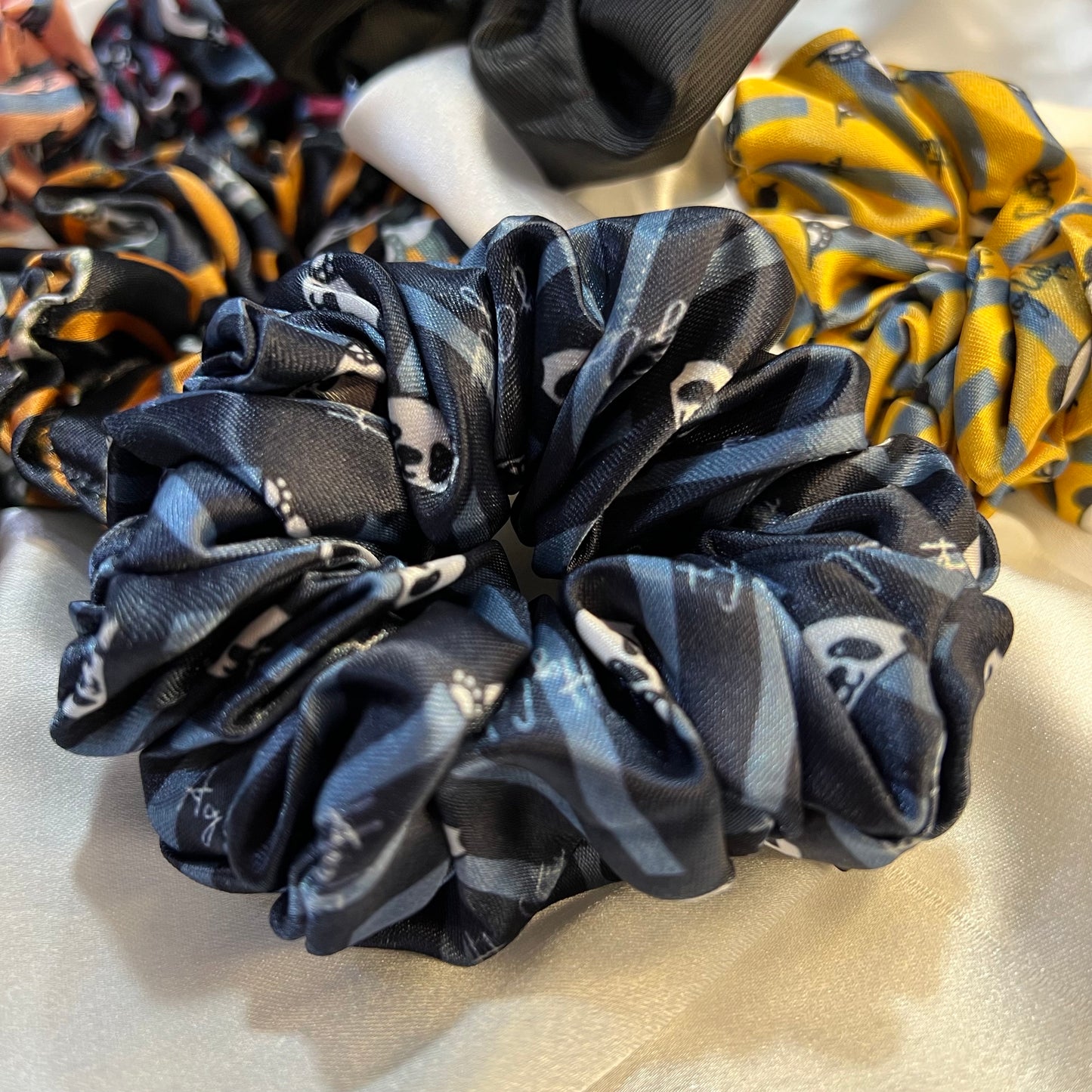 Bella Black & Blue Scrunchie