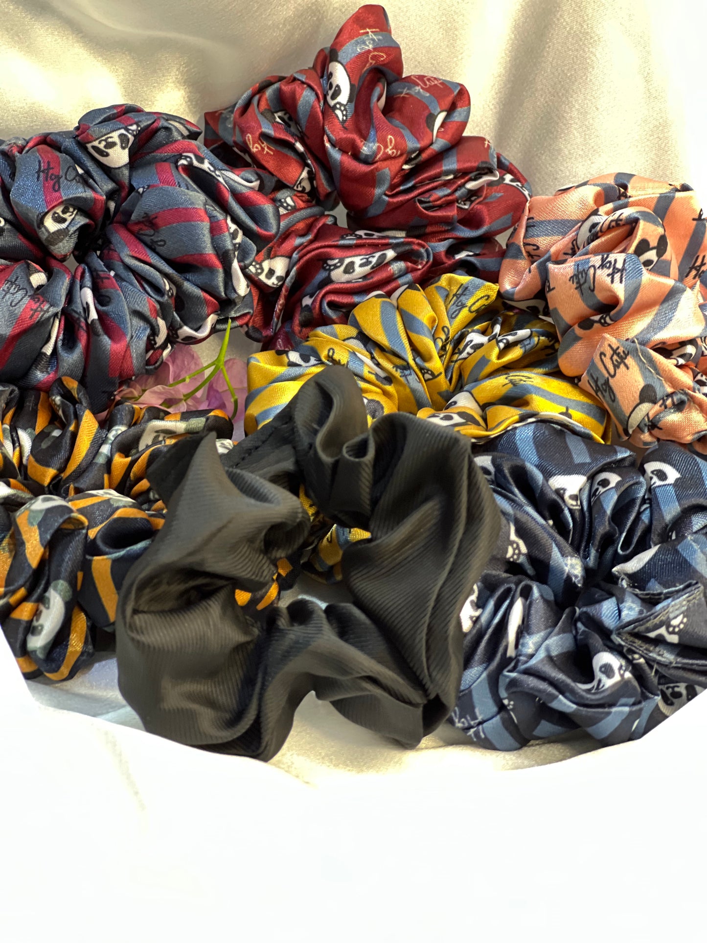 Bella Satin Scrunchies (Set of 4)