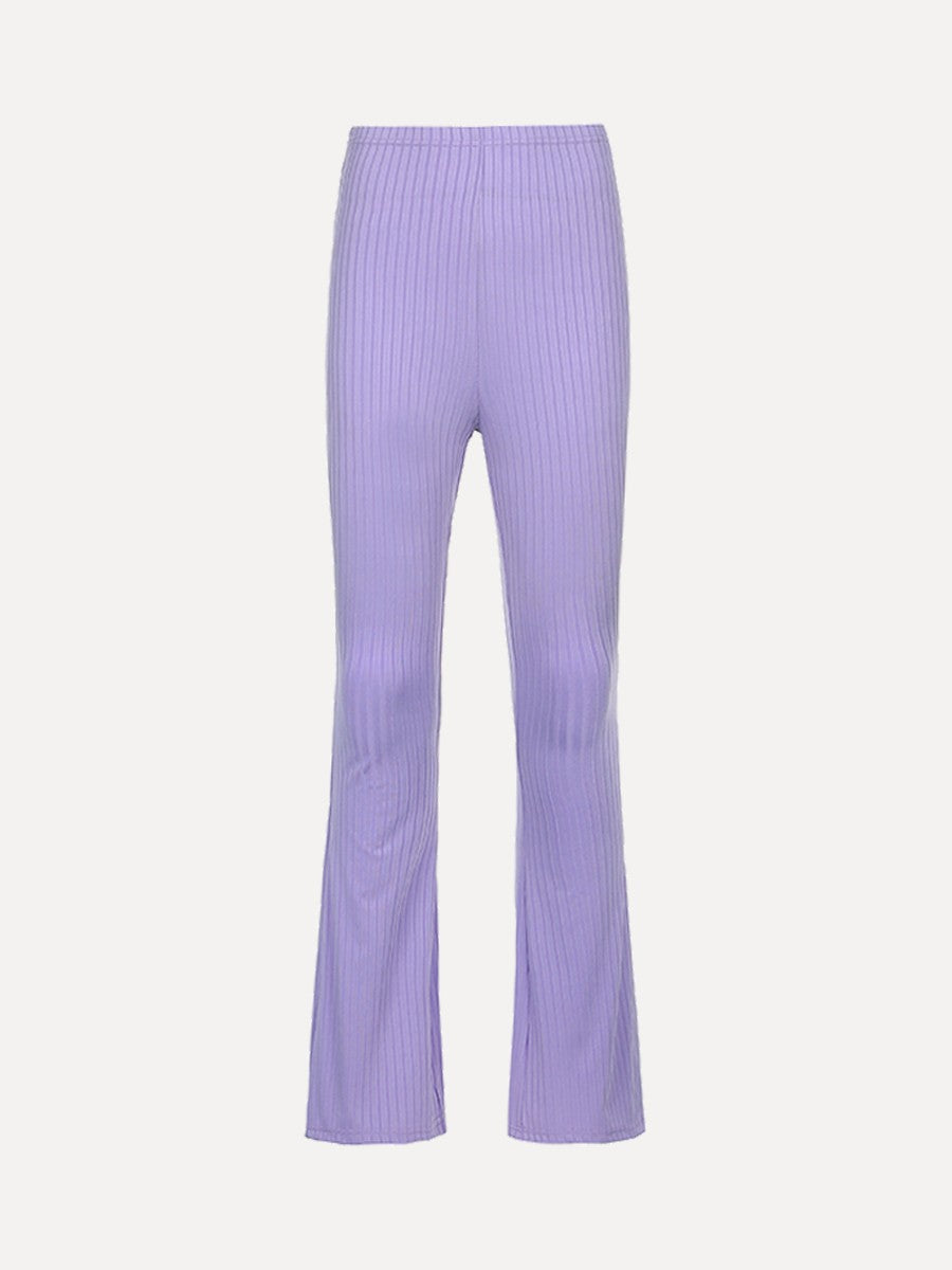 Lavender Ribbed Trouser