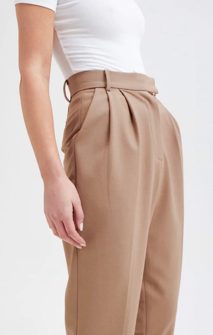 Beige Tailored Trouser